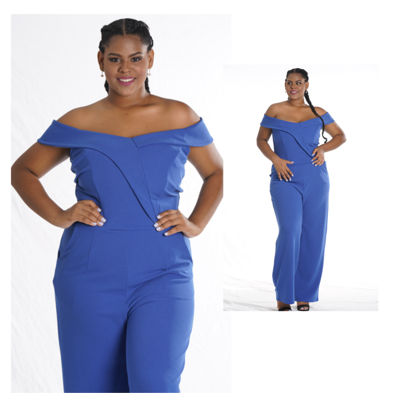 ENTERIZO TIPO JUMPIST  PLUS SIZE REF 51069