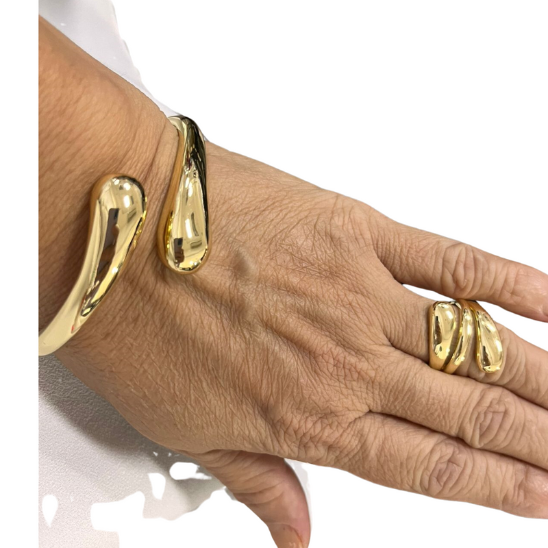 BRAZALETE + ANILLO GRADUABLE R-063