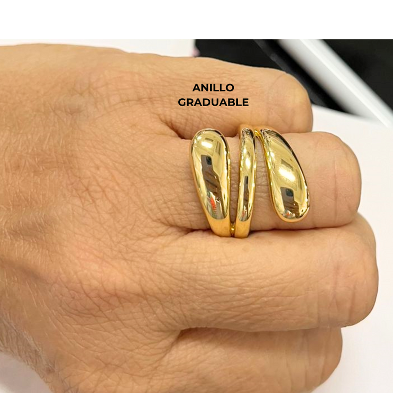 BRAZALETE + ANILLO GRADUABLE R-063