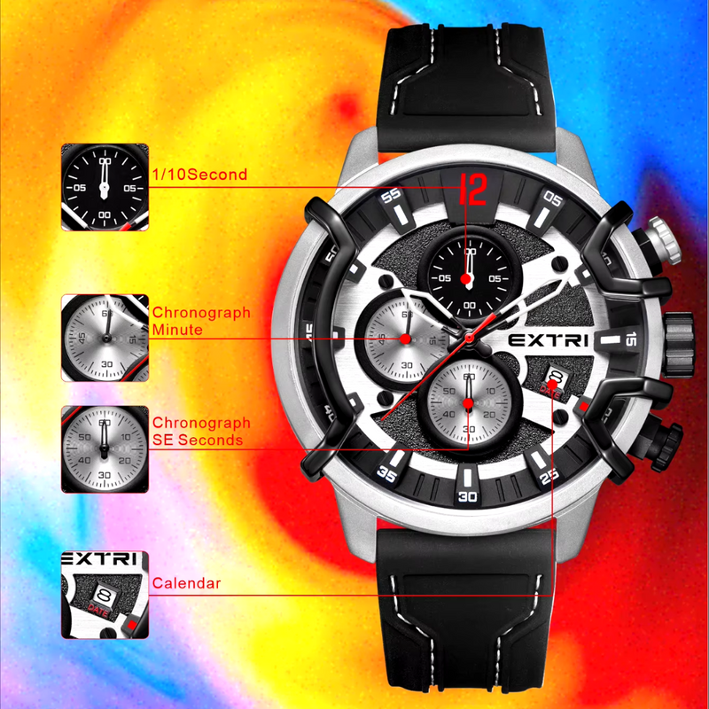 RELOJ EXTRI SILICONA HOMBRE REF X6062