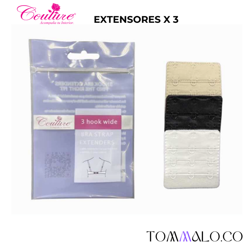 EXTENSORES PARA BRASIER DE 3 BROCHES